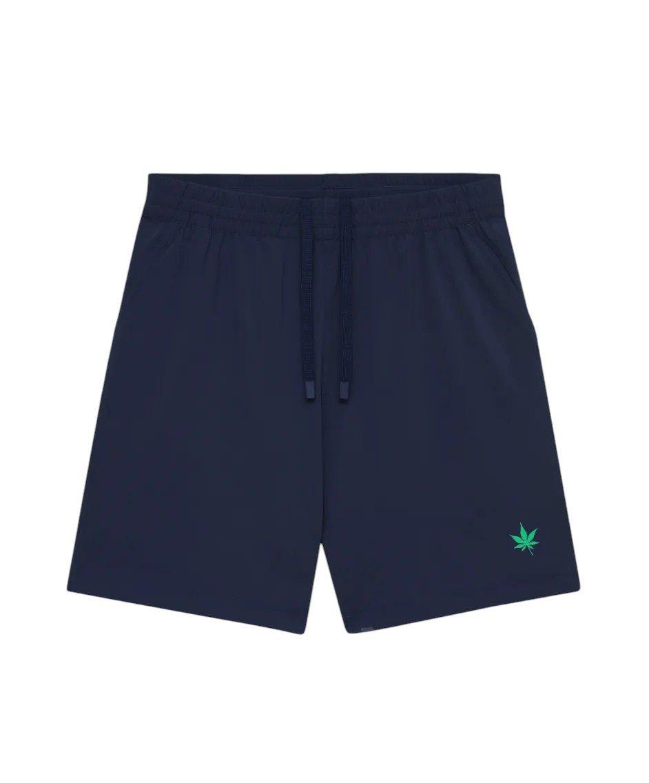 Boast Men's 7" Peak Performance Short - Navy/Green - NAVY/GREEN